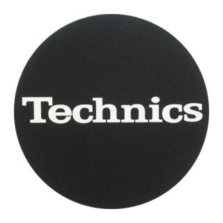 Slipmat Technics Logo weiß