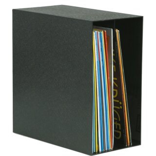Knosti Archifix-Box für 50 LPs, schwarz