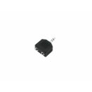 Omnitronic Y Adapter 2x 3.5 Klinke (W) - 3.5 Klinke (M)