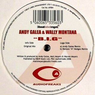 Andy Galea & Wally Montana - "B.I.G" Vinyl