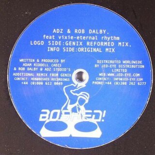 Adz & Rob Dalby feat Vixie - Eternal Rhythm Vinyl